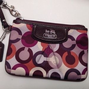 COACH MADISON MULTI COLOR WRISTLET